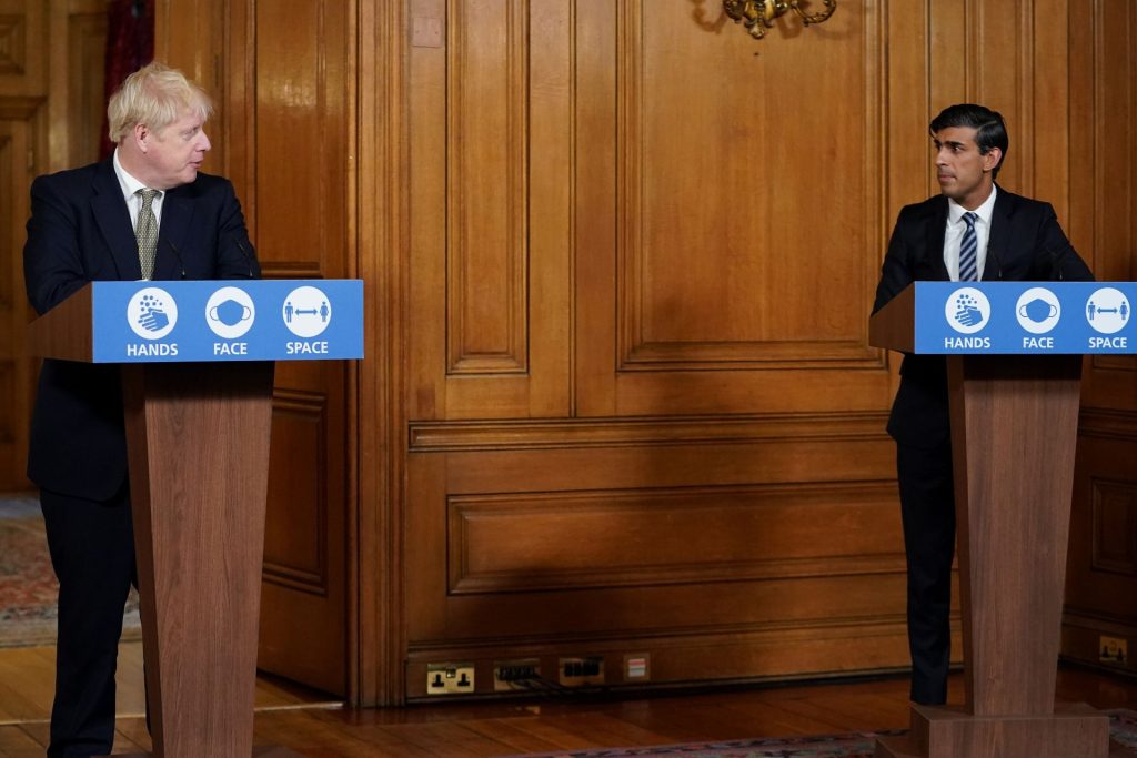 Boris Johnson Rishi Sunak Covid
