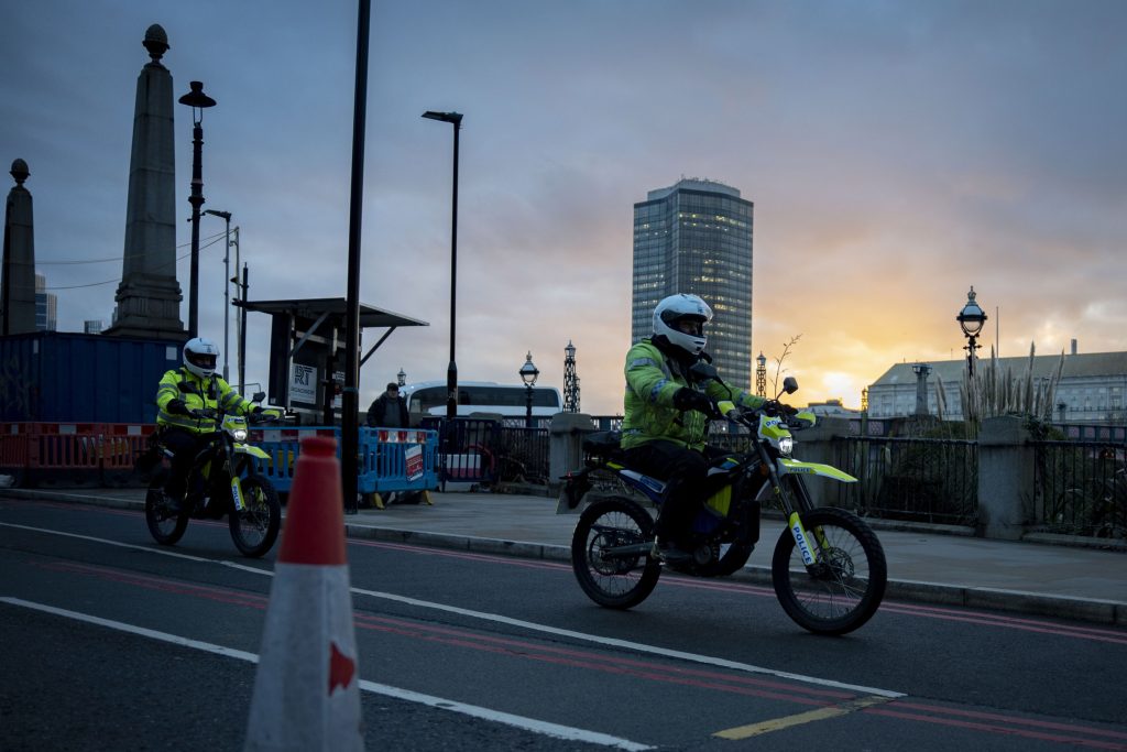 London Metropolitan Police E Bikes