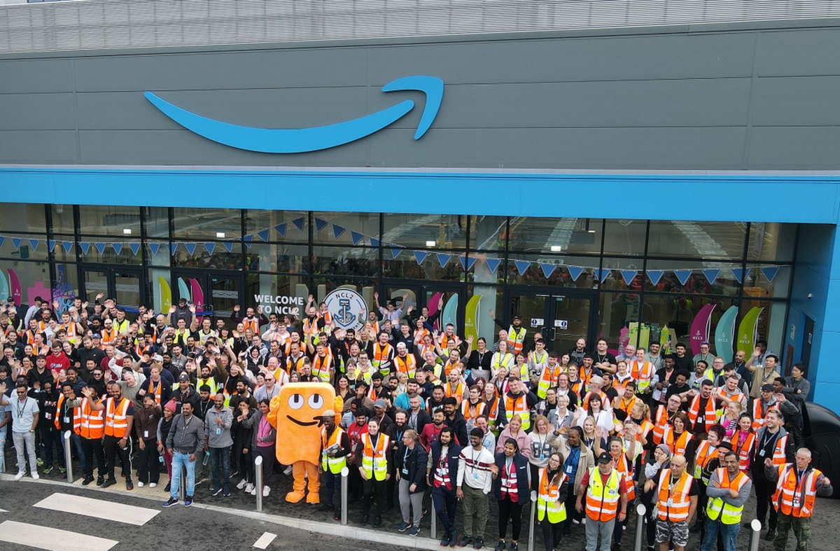 A look inside Amazon’s £450-million site in North East England